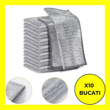 Set 10 lavete magice dublu abrazive